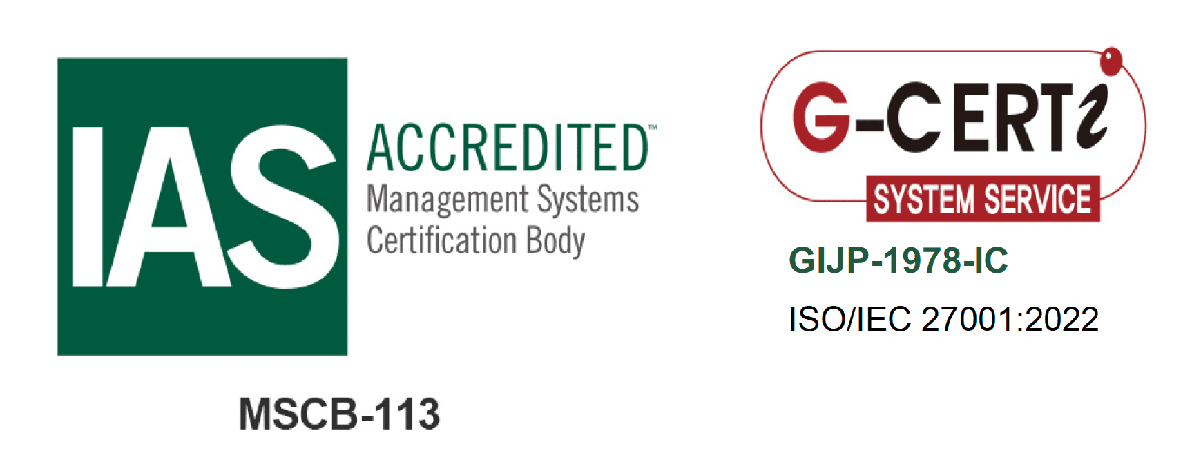 ISO/IEC 27001:2022, certificate GIJP-1978-IC